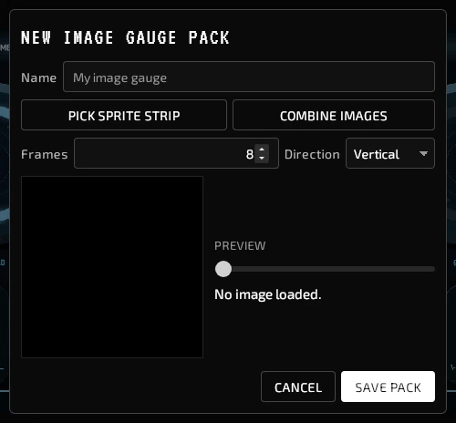 Custom gauge creator