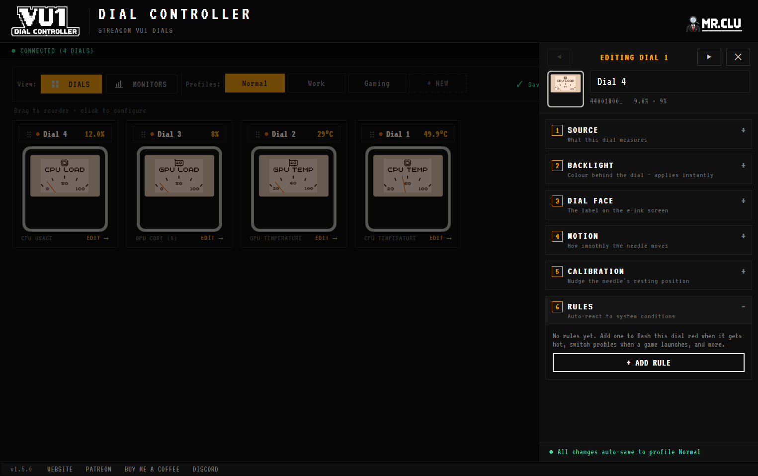 Rules editor with automation triggers