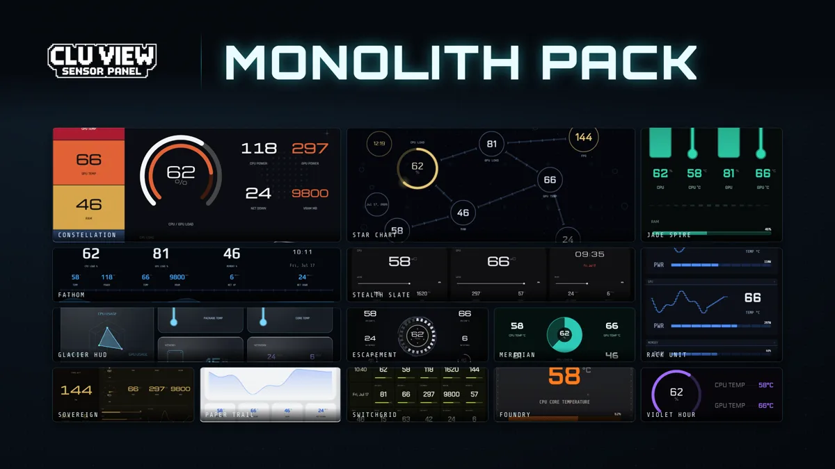 Monolith template pack for CLU VIEW